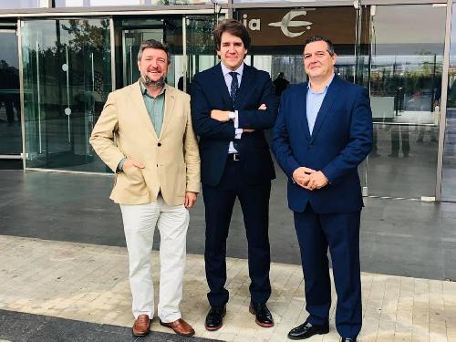 José Luís Ábalos en los desayunos del Periódico de Extremadura.