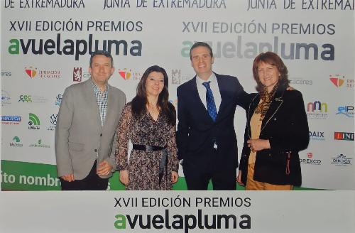 El Círculo Empresarial Cacereño, presente y patrocinador en los Premios Avuelapluma 2025